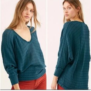 NWT Free People We The Free Emerald Oversized Sweater